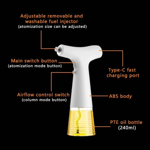 Electric Olive Oil Spray Bottle - Image 3