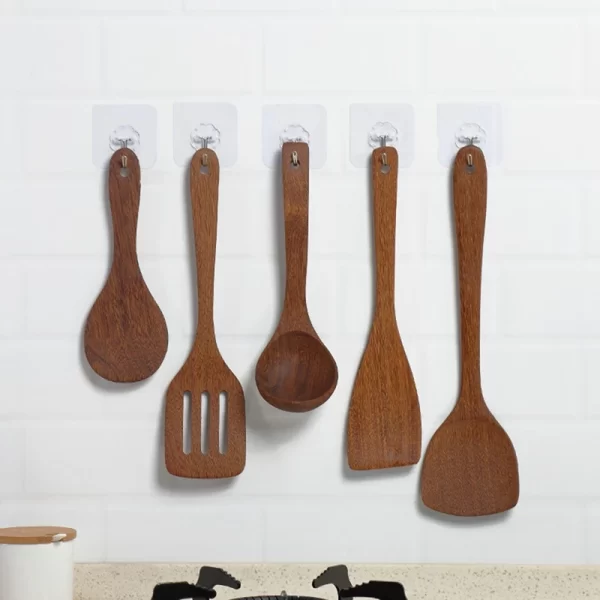 Wooden Turner Spatula Rice Spoon - Image 4