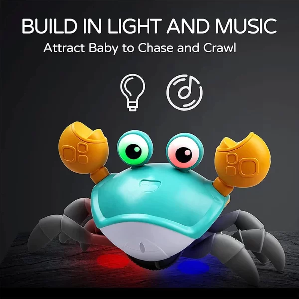 Green Crawling Crab Baby Toy - Image 2