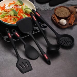 WORTHBUY Silicone Cooking Utensils Set