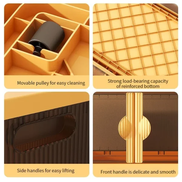 1 Folding Storage box Clear - Image 4