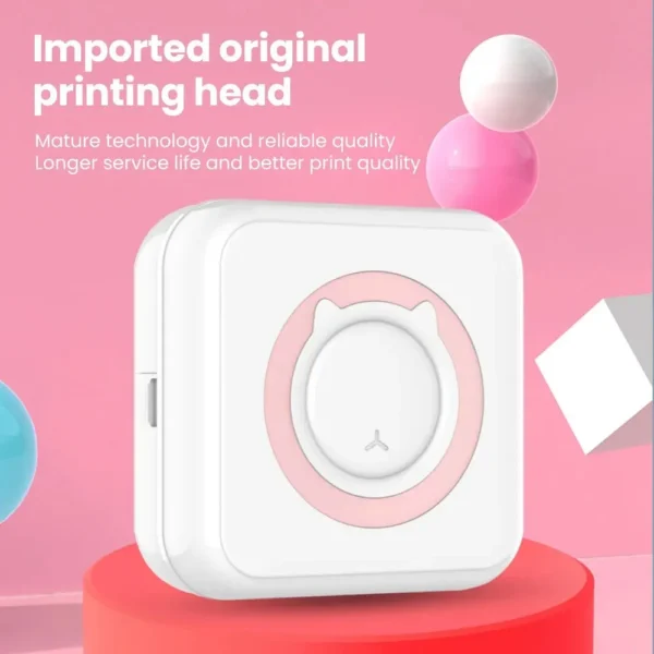 Olaf Mini Printer Portable Thermal Stickers Paper Inkless Bluetooth Wireless Impresora Android IOS Portable Label Printer - Image 2