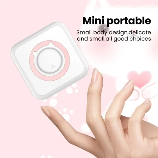 Olaf Mini Printer Portable Thermal Stickers Paper Inkless Bluetooth Wireless Impresora Android IOS Portable Label Printer - Image 5