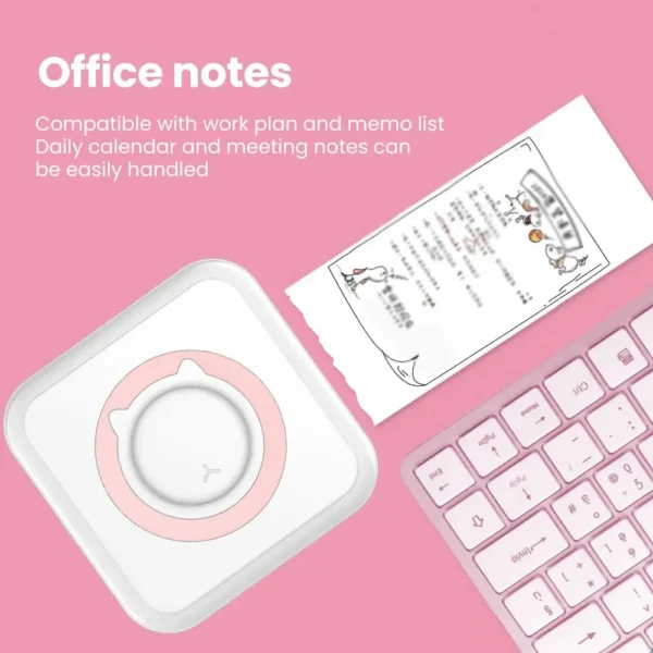 Olaf Mini Printer Portable Thermal Stickers Paper Inkless Bluetooth Wireless Impresora Android IOS Portable Label Printer - Image 6