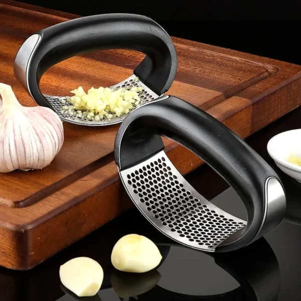 Stainless Steel Garlic Press Crusher - Image 2
