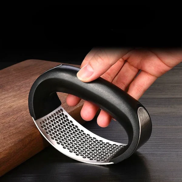 Stainless Steel Garlic Press Crusher - Image 3