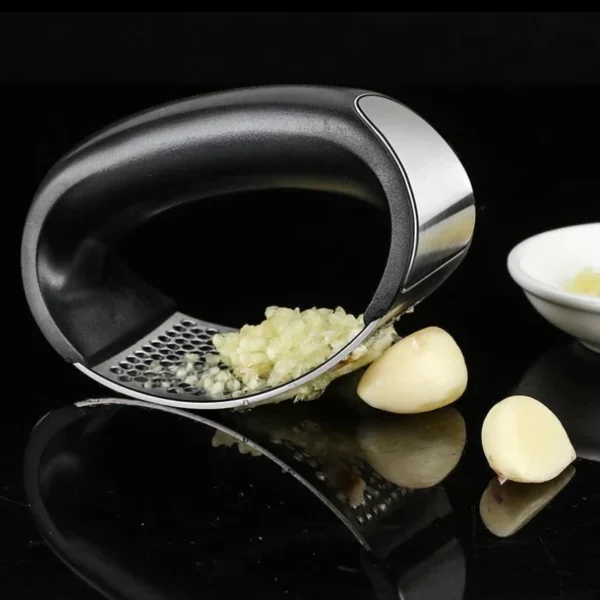 Stainless Steel Garlic Press Crusher - Image 6
