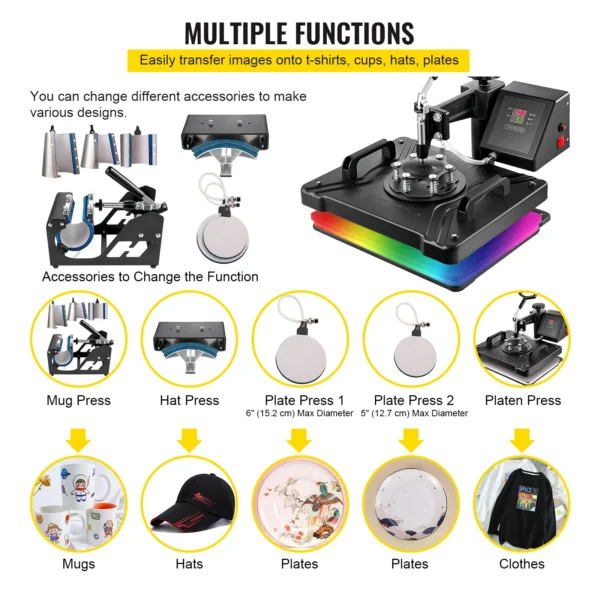 VEVOR Combo Heat Press Machine - Image 2