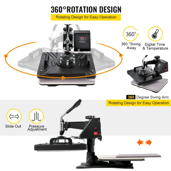 VEVOR Combo Heat Press Machine - Image 5