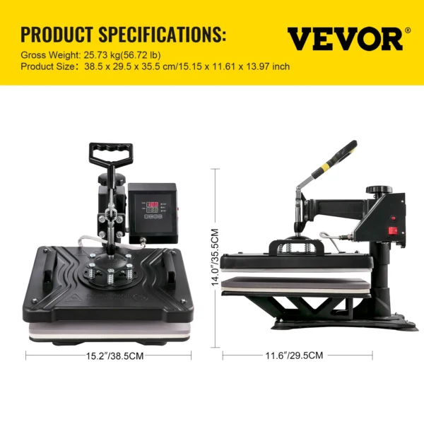 VEVOR Combo Heat Press Machine - Image 6