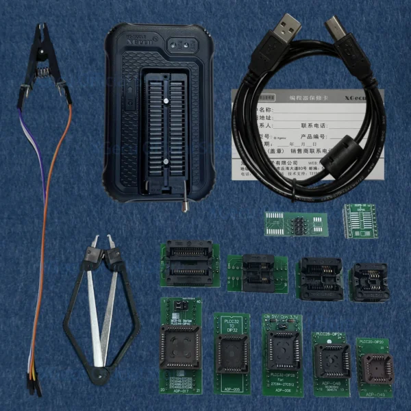 XGecu NEW T48 (TL866-3G) Programmer Support 34000 ICs for SPI/Nor/NAND Flash/EMMC BGA/TSOP/SOP/PLCC 13 parts