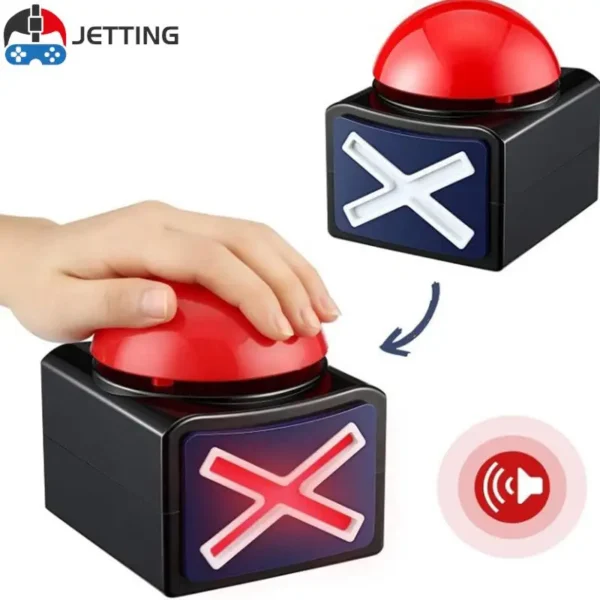 Buzzer Alarm Button With Sound Light
