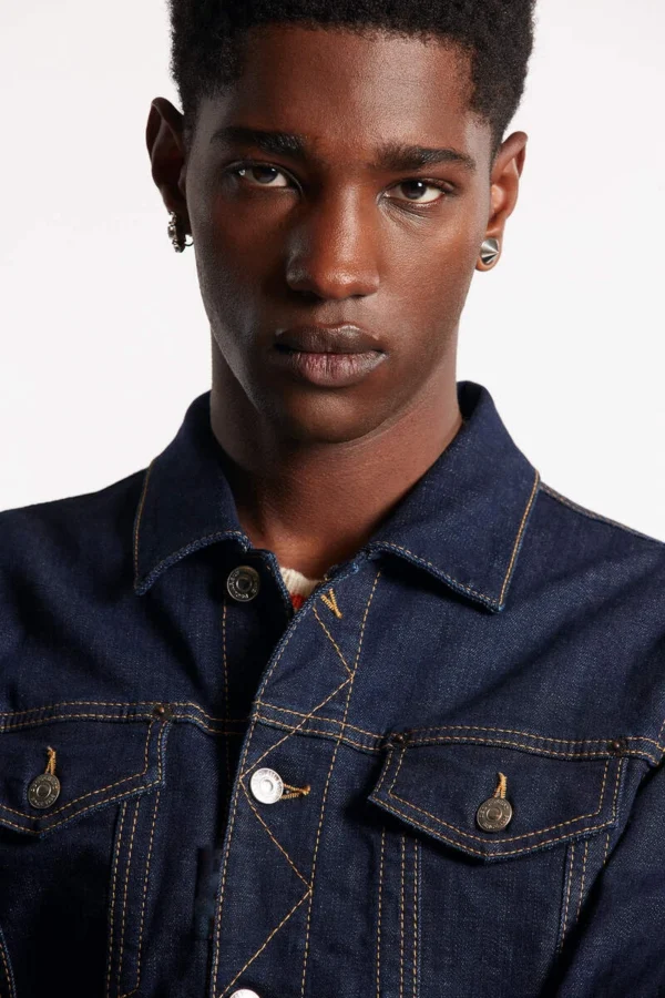 spring and autumn denim jacket - Image 3