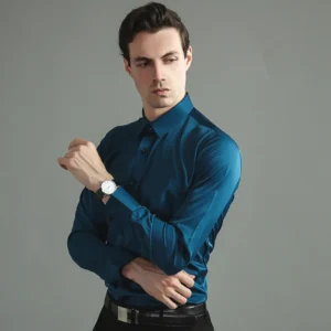 Men's Social Shirt Elasticity
