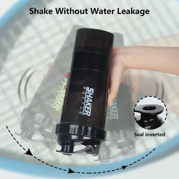 3 Layers Shaker Protein Bottle - Image 4