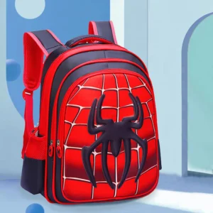 3D cartoon spider schoolbag