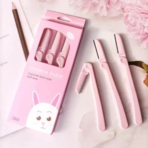 Pink Folding Eyebrow Trimmer