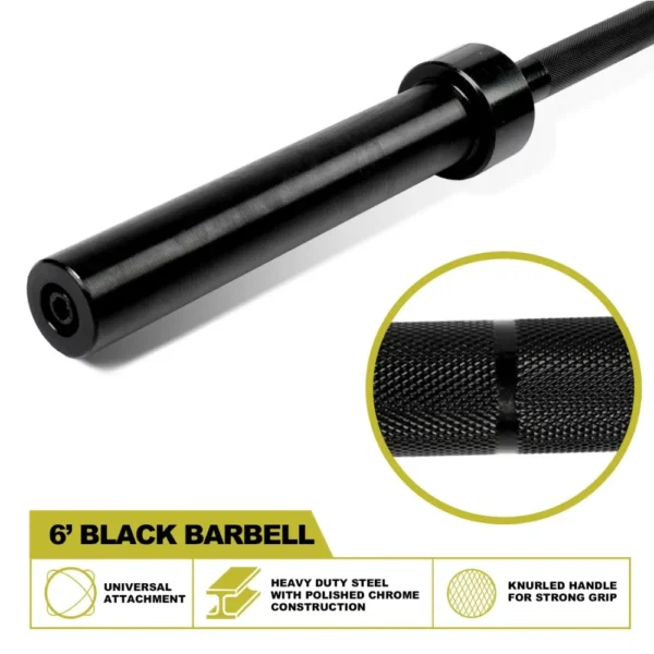 6 ft Barbell Bar - Image 4