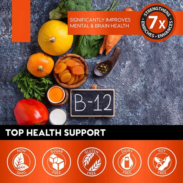 60ML Vitamin B12 Drop Supplement Organic - Image 3
