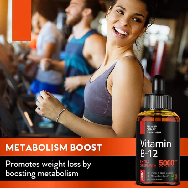 60ML Vitamin B12 Drop Supplement Organic - Image 4