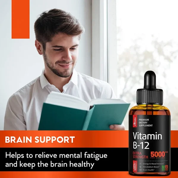 60ML Vitamin B12 Drop Supplement Organic - Image 5
