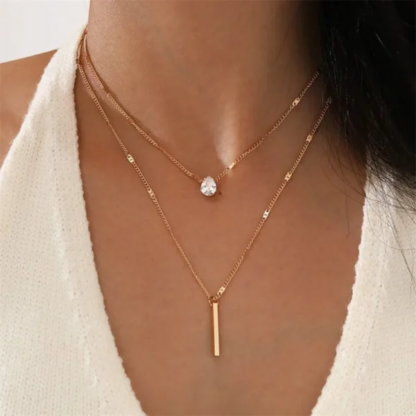 Crystal Zircon Heart Star Vintage Jewelry - Image 2