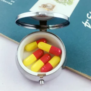 Lightweight Metal Mini Pill Empty Box