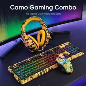 Keyboard Mouse Headset Set