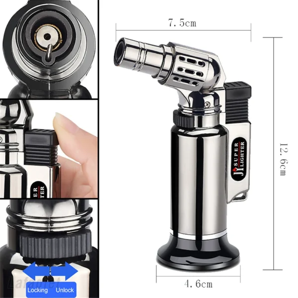 Metal Windproof Turbo Gas Lighters - Image 6