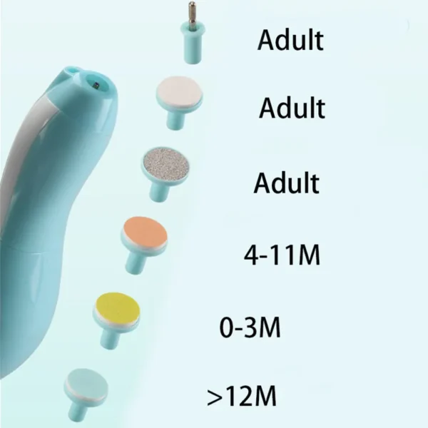 Multifunctional Electric Baby Nail Trimmer - Image 4