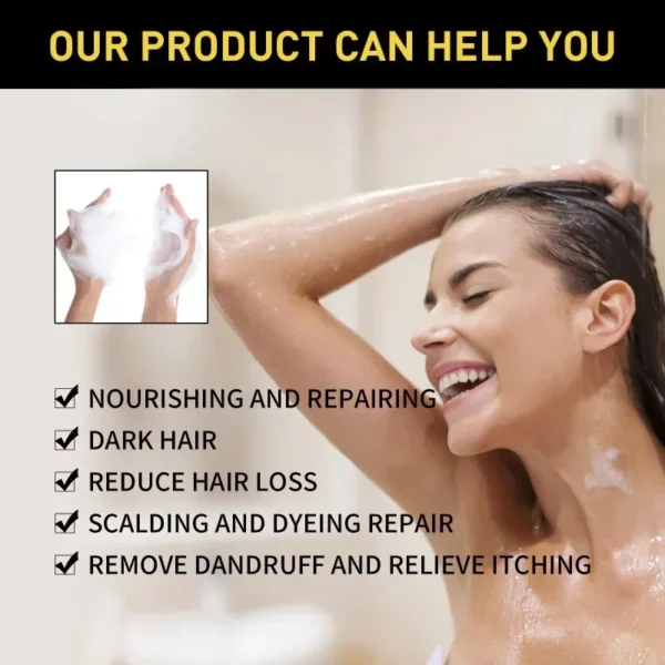 Natural Herbal Hair Dye Shampoo - Image 4