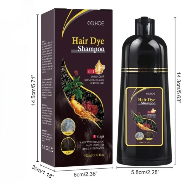 Natural Herbal Hair Dye Shampoo - Image 6