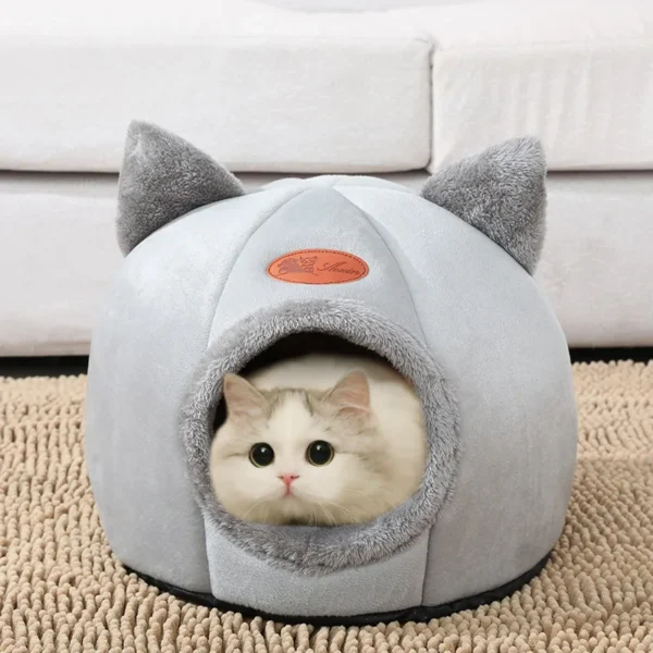 New Deep sleep comfort in winter cat bed - Image 4