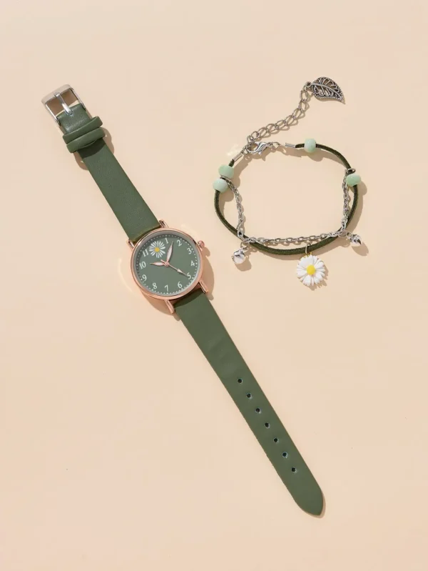 Women Dress Romantic Bracelet Wrist Watch - Image 2