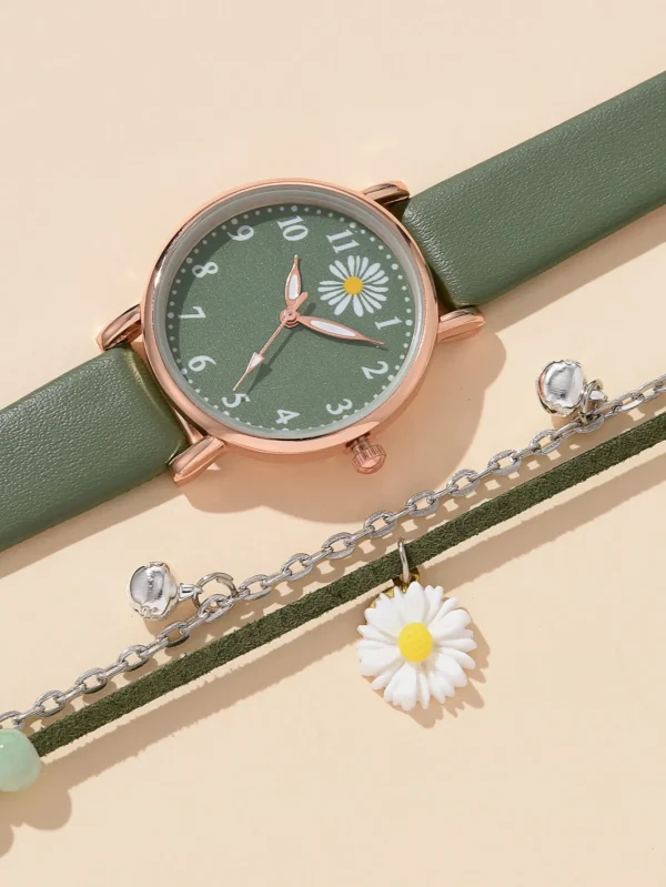 Women Dress Romantic Bracelet Wrist Watch - Image 3