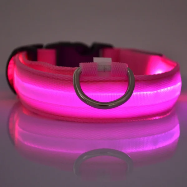 Nylon LED Dog Collar - Image 4