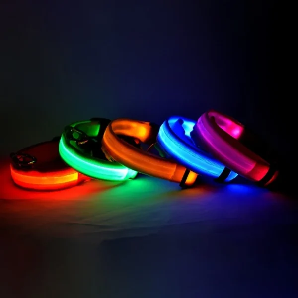 Nylon LED Dog Collar - Image 6