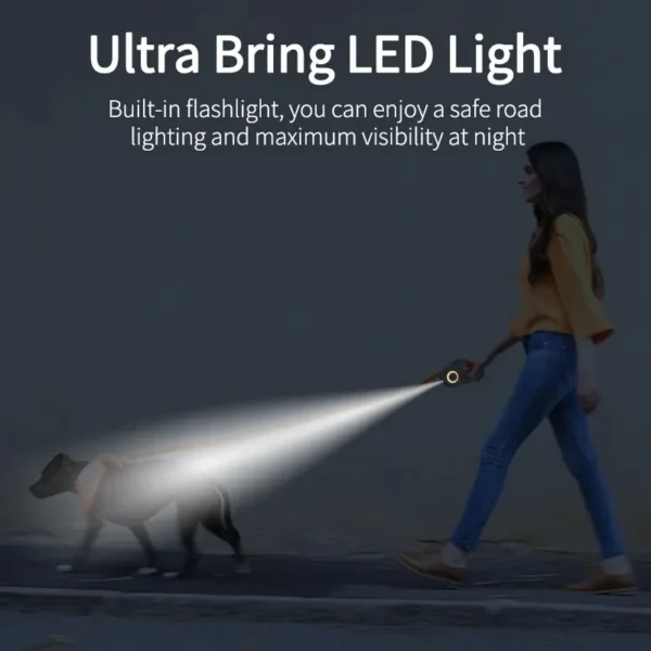 Automatic Dog Leash Retractable LED - Image 3