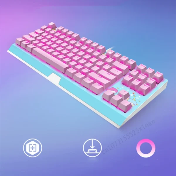 Keyboard and Dual Wireless Gaming Mouse - Image 5