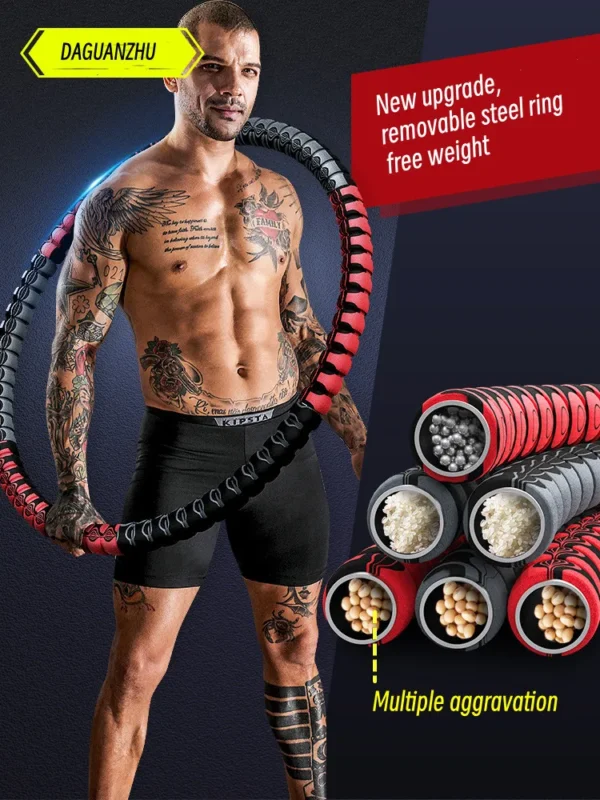 Removable Fitness Hoop Massage Foam