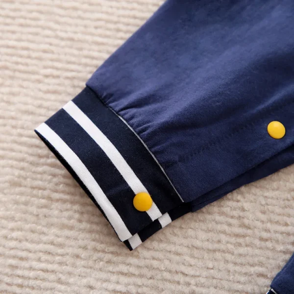 Handsome Baseball Jersey Baby Bodysuit - Image 5