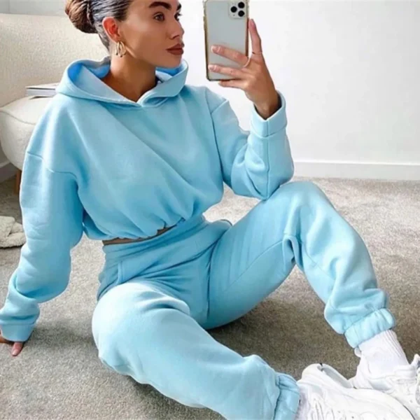 Winter Two Piece Sets Women Tracksuit - Image 5